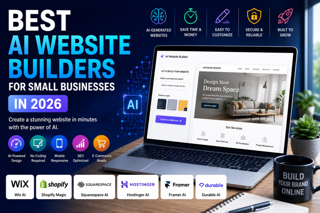 Best AI Website Builders for Small Businesses in 2026