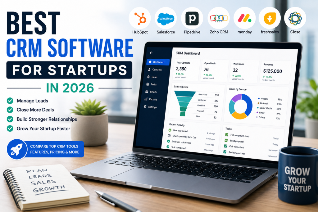 Best CRM Software for Startups in 2026